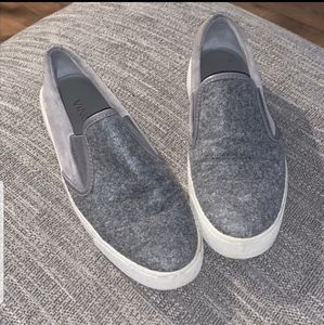 Vince Camuto Gray Slip On Sneakers
